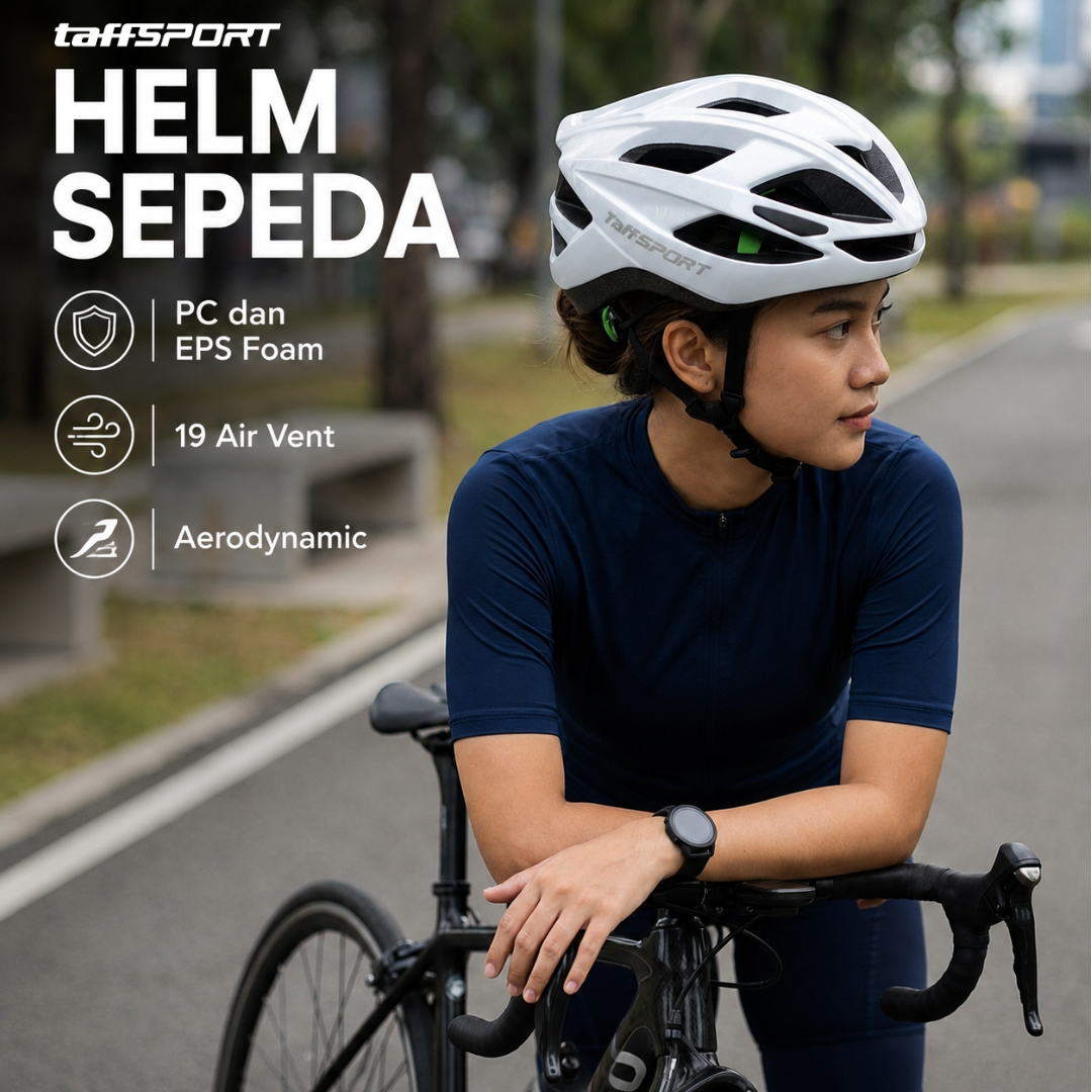 TaffSPORT Helm Sepeda MTB Standard Vers Bicycle Helmet 19 Air Vent - Z20 Gambar produk TaffSPORT Helm Sepeda MTB Standard Vers Bicycle Helmet 19 Air Vent - Z20 - Utama