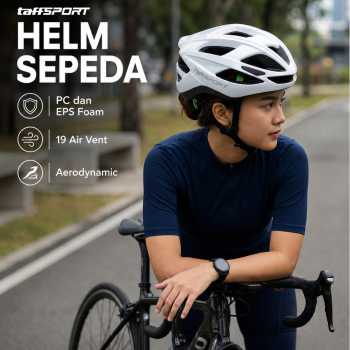 Gambar produk TaffSPORT Helm Sepeda MTB Standard Vers Bicycle Helmet 19 Air Vent - Z20