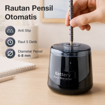 YS Rautan Pensil Otomatis Pencil Sharpener Automatic for 6-8mm - YS-PS05