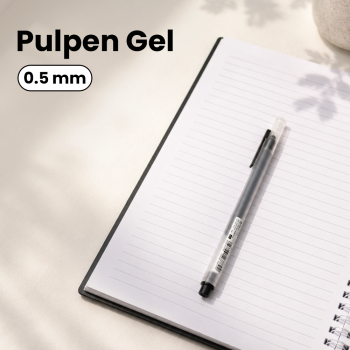 Kaco BASE Pena Pulpen Gel Pen Bolpoin Tinta Hitam 0.5mm 1 PCS - KG-02