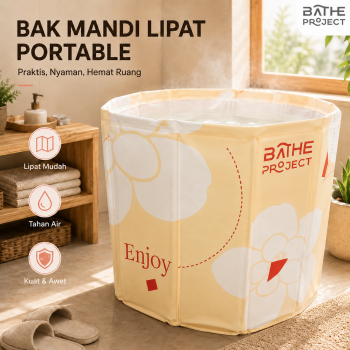 BATHE PROJECT Bak Mandi Lipat Dewasa Anak Bathub Portable Foldable - MB7