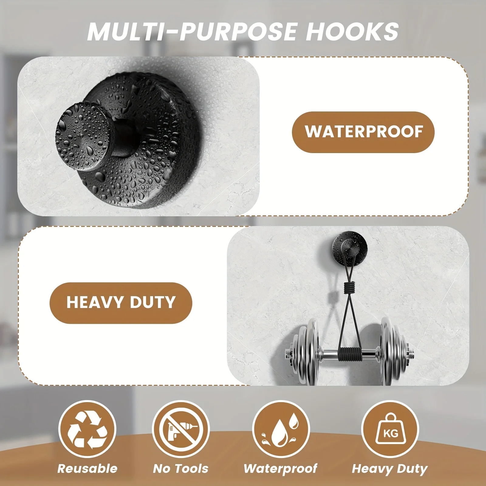 PEUTIER Gantungan Dinding Kapstok Suction Cup Hook Stainless Steel - MT80 Gambar produk PEUTIER Gantungan Dinding Kapstok Suction Cup Hook Stainless Steel - MT80 - 1