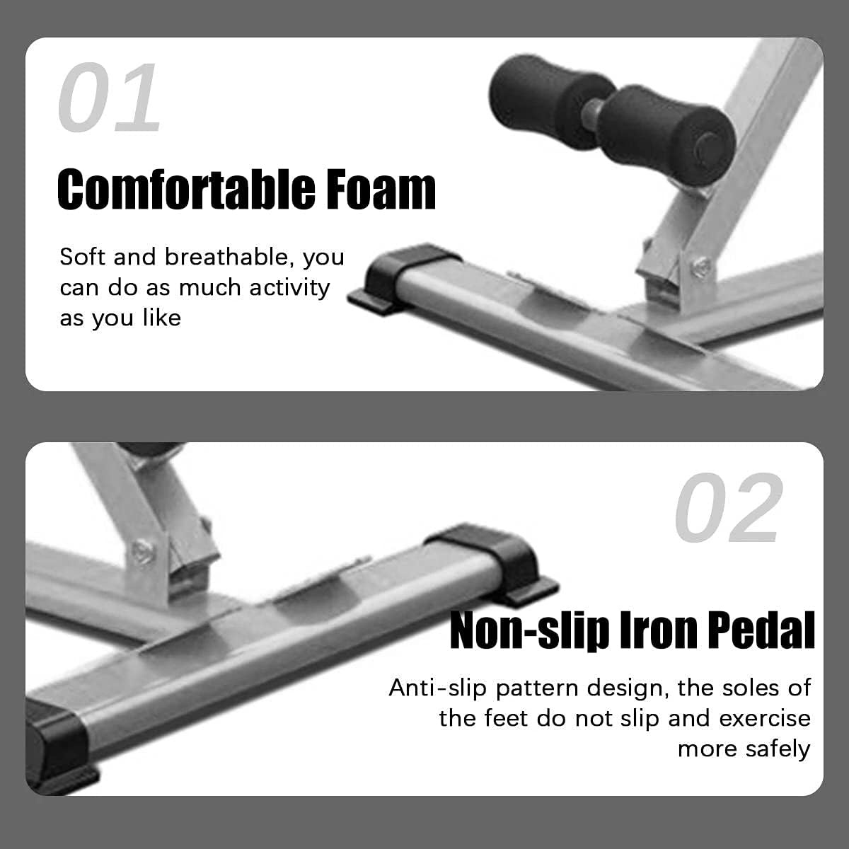 WEHAVE Alat Fitness Gym Roman Chair Hyperextension Bench Press Squat - RC001 Gambar produk WEHAVE Alat Fitness Gym Roman Chair Hyperextension Bench Press Squat - RC001 - 4