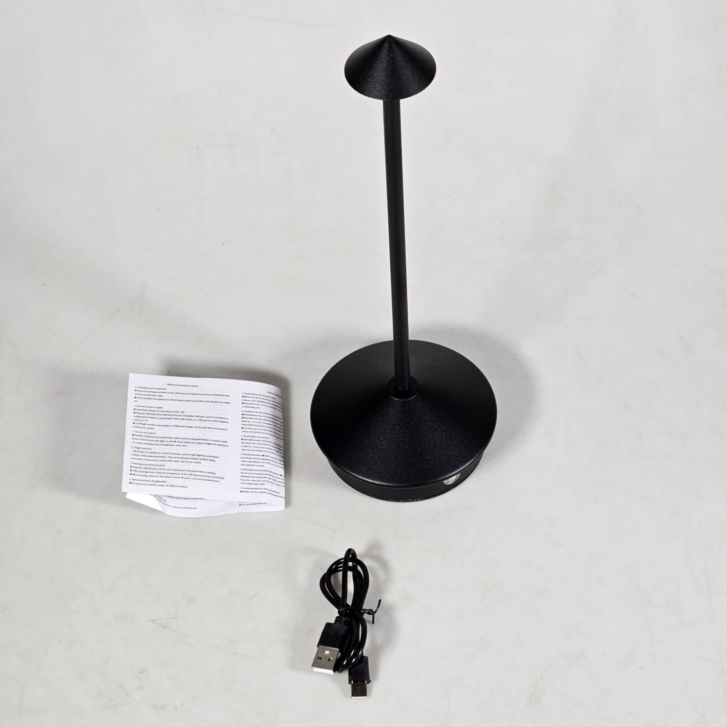 TaffLED Lampu Meja Hias Touch Lamp Restaurant Bar 3in1 Color 1200mAh - TW60 Gambar produk TaffLED Lampu Meja Hias Touch Lamp Restaurant Bar 3in1 Color 1200mAh - TW60 - 7
