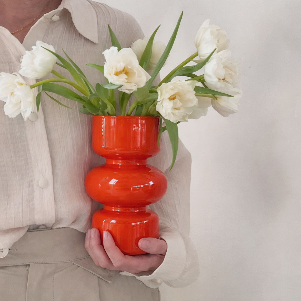 TaffHOME Vas Bunga Kaca Nordic Bottle Vase Flower Pot Home Decor 18cm - AM-18 Gambar produk TaffHOME Vas Bunga Kaca Nordic Bottle Vase Flower Pot Home Decor 18cm - AM-18 - 1