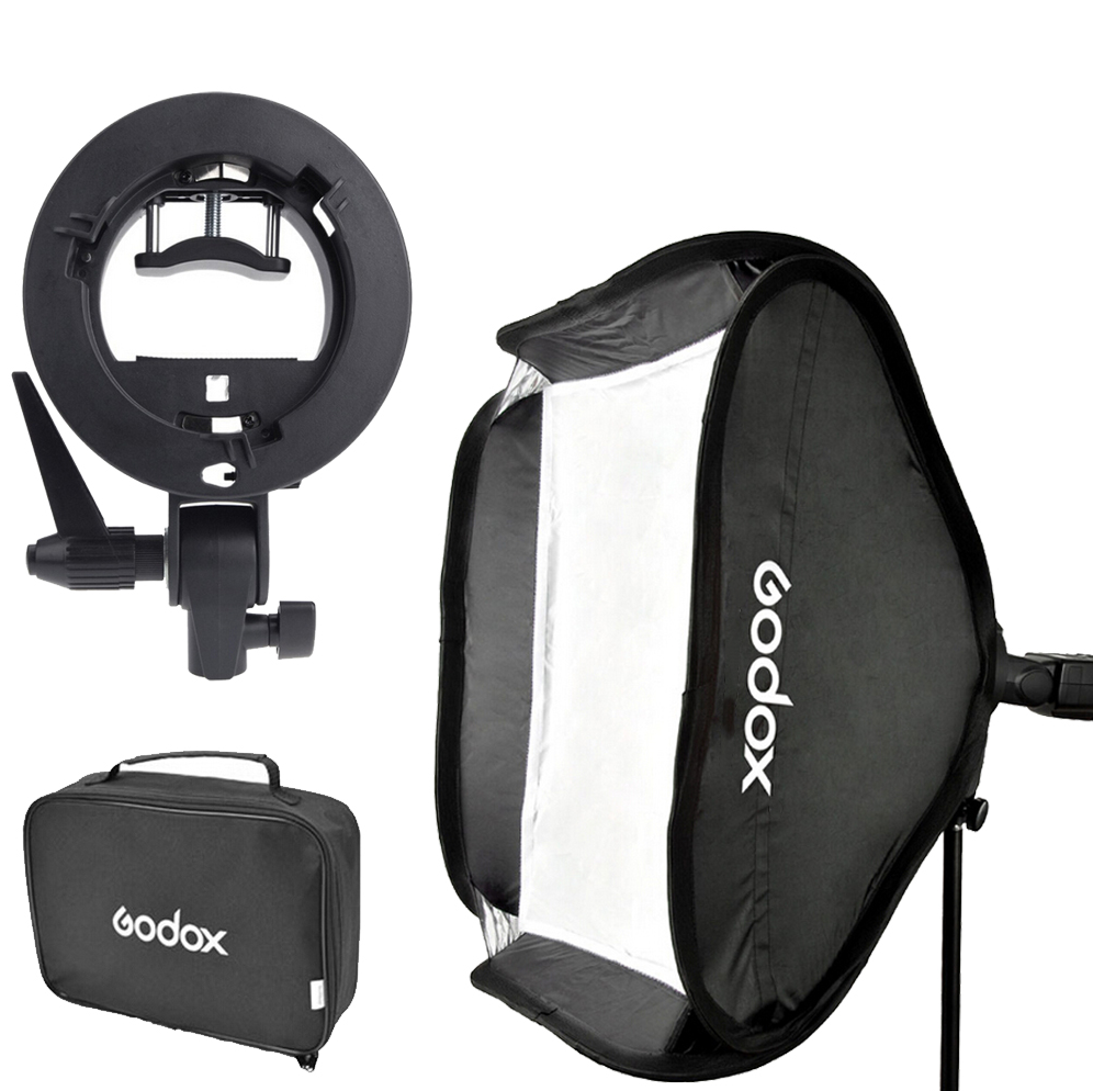 Godox Softbox Flash Diffuser Reflector Speedlite Bowens Mount DSLR 80x80cm - SFUV Gambar produk Godox Softbox Flash Diffuser Reflector Speedlite Bowens Mount DSLR 80x80cm - SFUV - 7