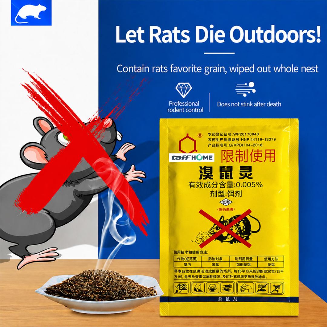 TaffHOME Racun Tikus Umpan Ampuh Rat Killer Mouse Killing Bait 1 PCS - DH-B Gambar produk TaffHOME Racun Tikus Umpan Ampuh Rat Killer Mouse Killing Bait 1 PCS - DH-B - 1
