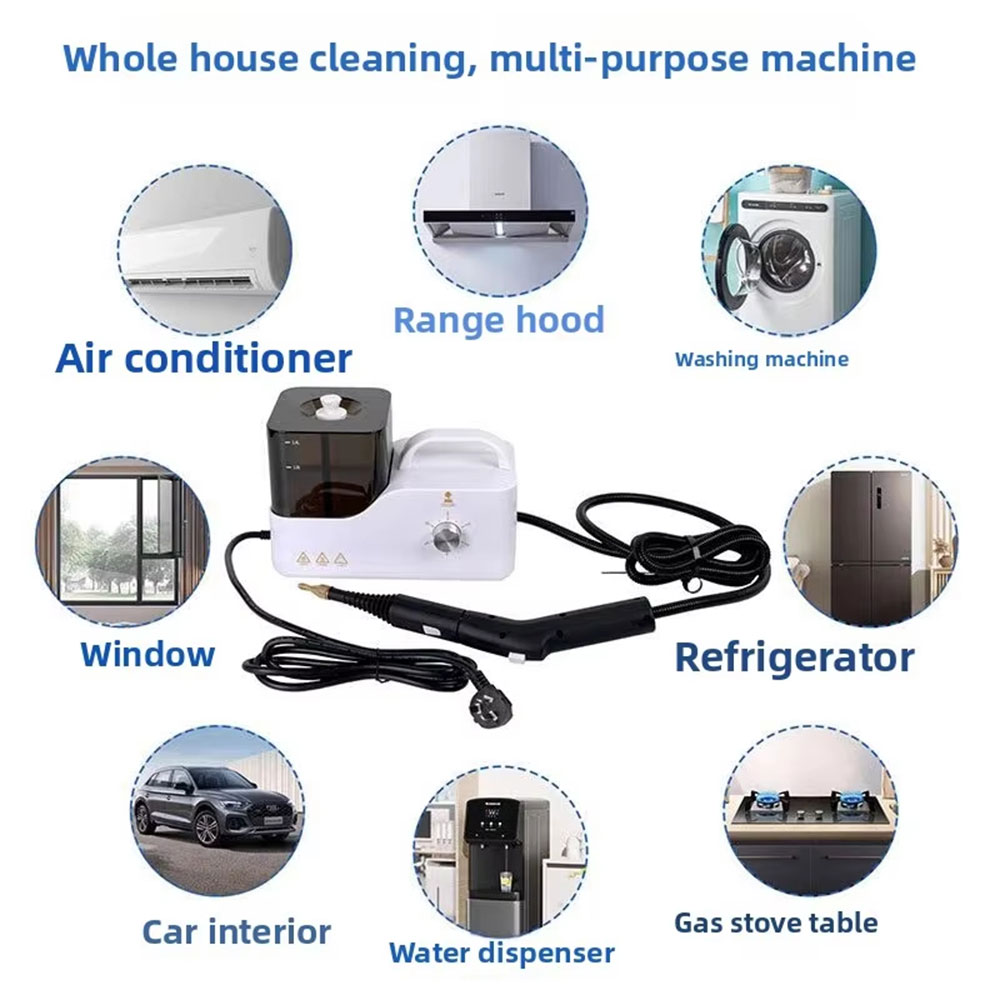 SUSWE Mesin Pembersih Uap Steam Cleaner Multifungsi 1.4L 2600W - SX26 Gambar produk SUSWE Mesin Pembersih Uap Steam Cleaner Multifungsi 1.4L 2600W - SX26 - 5