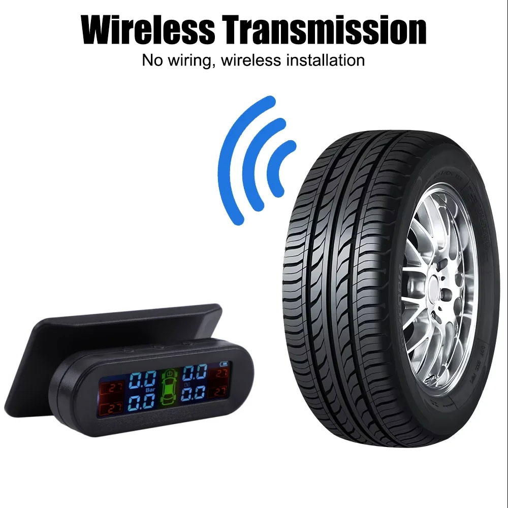 ACCES TPMS Alarm Pengukur Tekanan Ban Mobil Tire Pressure LCD Monitor - T10 Gambar produk ACCES TPMS Alarm Pengukur Tekanan Ban Mobil Tire Pressure LCD Monitor - T10 - 8