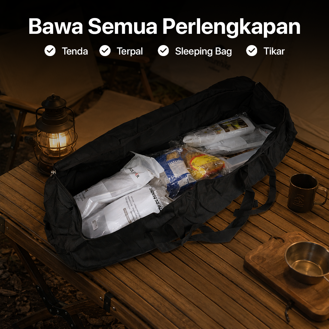 MOONBIFFY Tas Camping Tenda Outdoor Waterproof Equipment Travel Bag - MB-93 Gambar produk MOONBIFFY Tas Camping Tenda Outdoor Waterproof Equipment Travel Bag - MB-93 - 1