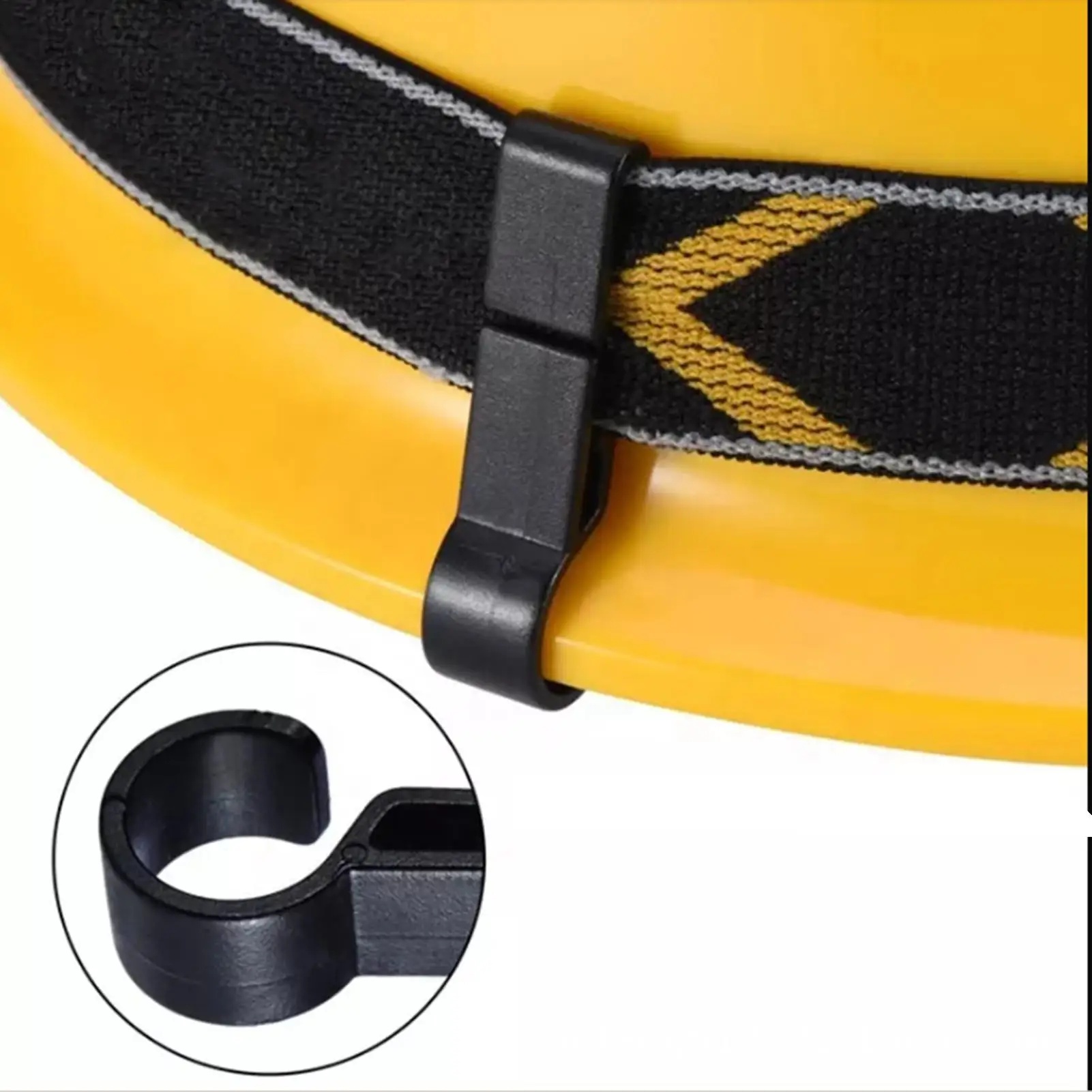 Prosafe Klip Lampu Helm Proyek Safety Helmet Headlamp Clip 100 PCS - KP-10 Gambar produk Prosafe Klip Lampu Helm Proyek Safety Helmet Headlamp Clip 100 PCS - KP-10 - 1