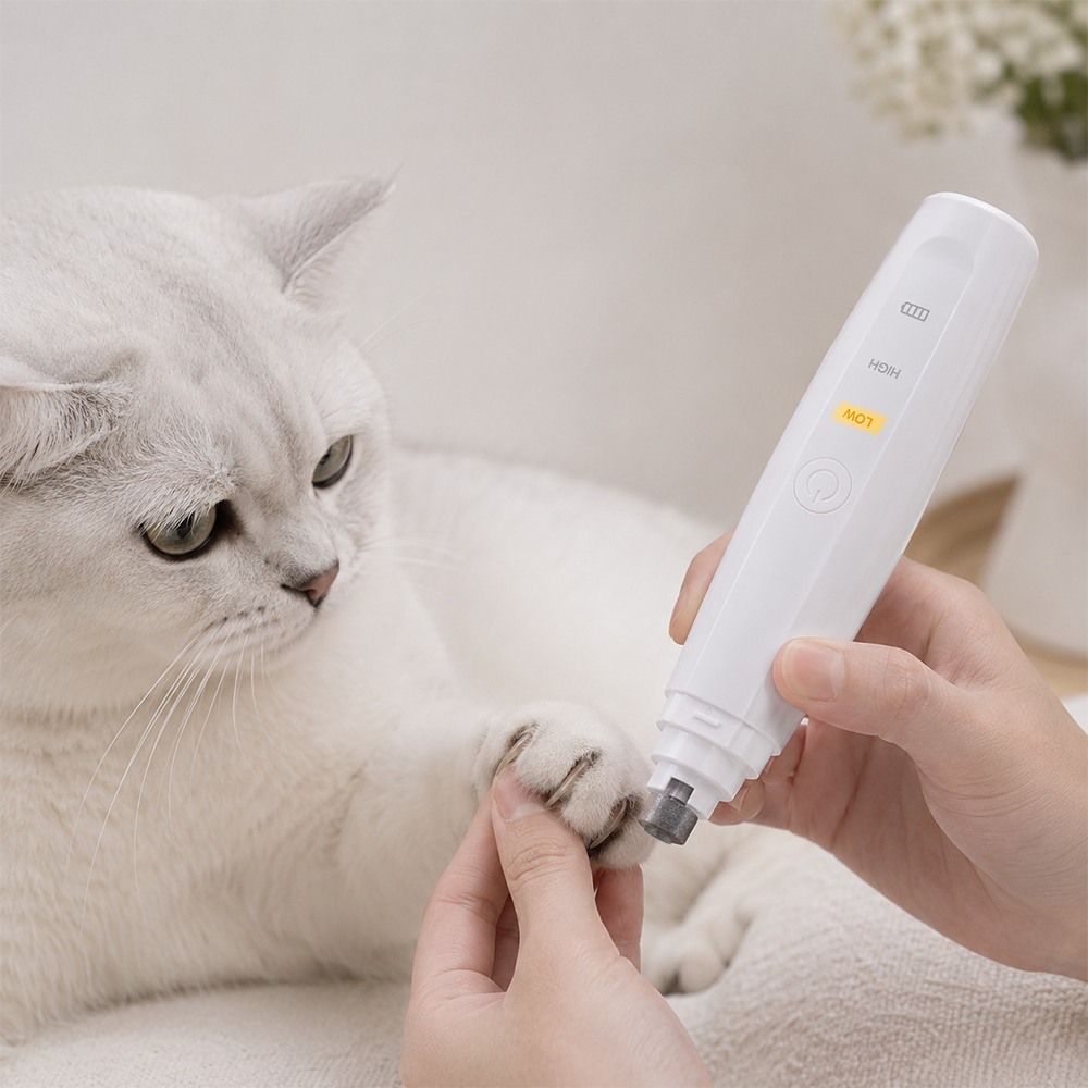 Ldoge Gunting Kuku Kikir Anjing Kucing Elektrik Pet Nail Grinder - LX01 Gambar produk Ldoge Gunting Kuku Kikir Anjing Kucing Elektrik Pet Nail Grinder - LX01 - 7