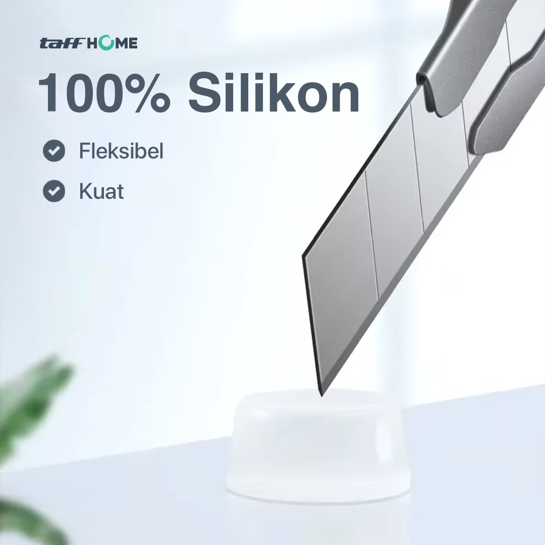 TaffHOME Sticker Silikon Bumper Benturan Pintu Door Stopper 50 PCS Hemispherical - FZL11 Gambar produk TaffHOME Sticker Silikon Bumper Benturan Pintu Door Stopper 50 PCS Hemispherical - FZL11 - 5