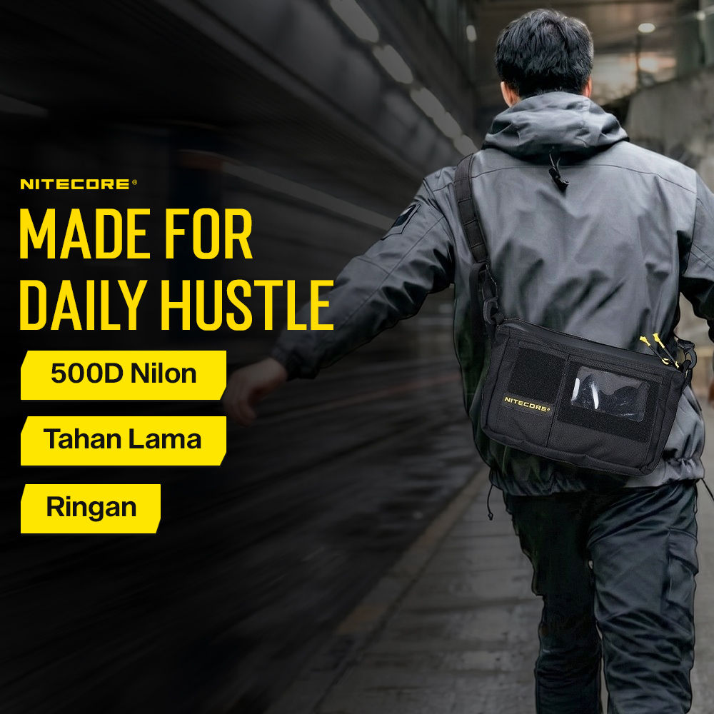 Nitecore Tas Sling Bag Modular Multifungsi Lightweight 500D Nylon ...