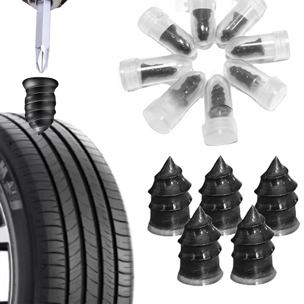 Detac Tyre Repair Kit Set Tubeless Alat Tambal Ban Mobil Motor 20 PCS - LN130 Gambar produk Detac Tyre Repair Kit Set Tubeless Alat Tambal Ban Mobil Motor 20 PCS - LN130 - 4
