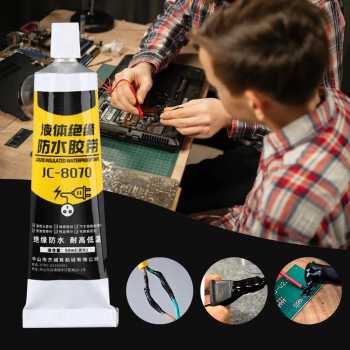 Taffware Lem Silicone Sealant Waterproof Quick Dry Adhesive 30ml - JC-8070