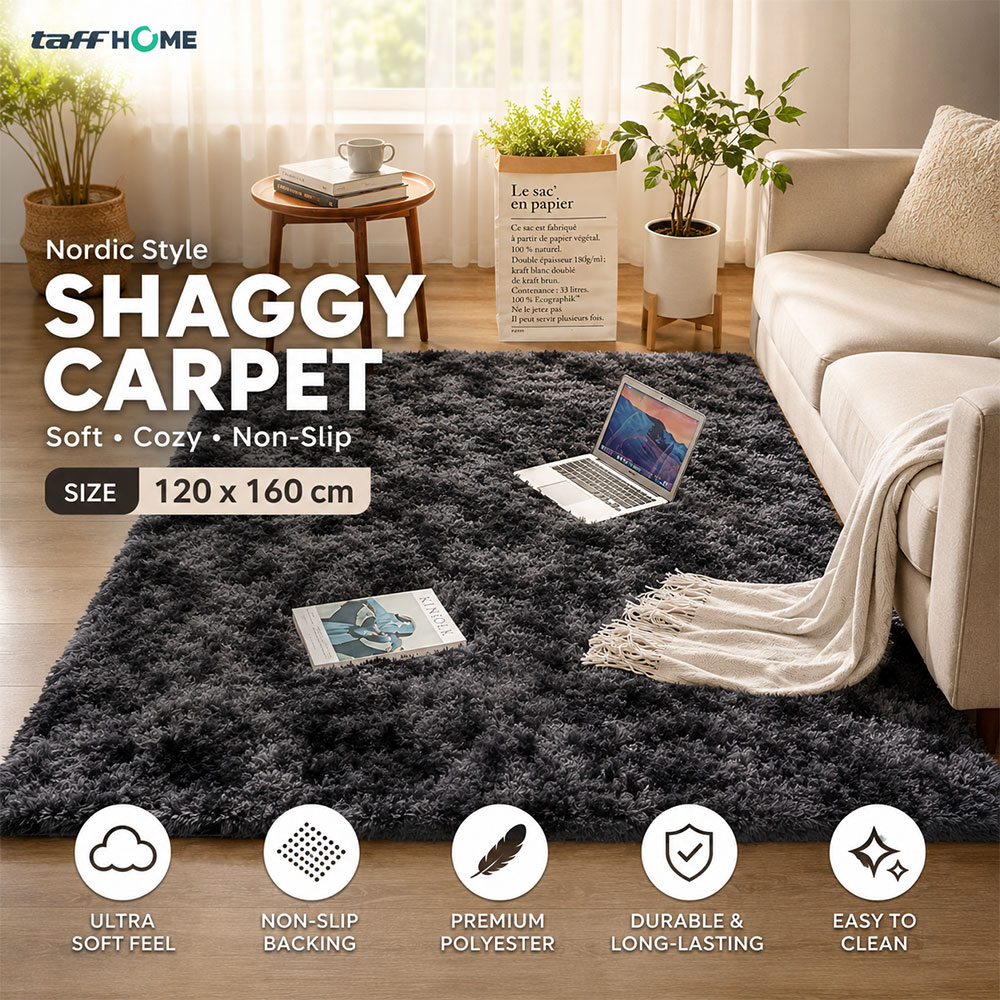 TaffHOME Karpet Matras Bulu PVC Non-Slip Living Room Soft Tie Die 120x160cm - DE2020 Gambar produk TaffHOME Karpet Matras Bulu PVC Non-Slip Living Room Soft Tie Die 120x160cm - DE2020 - Utama