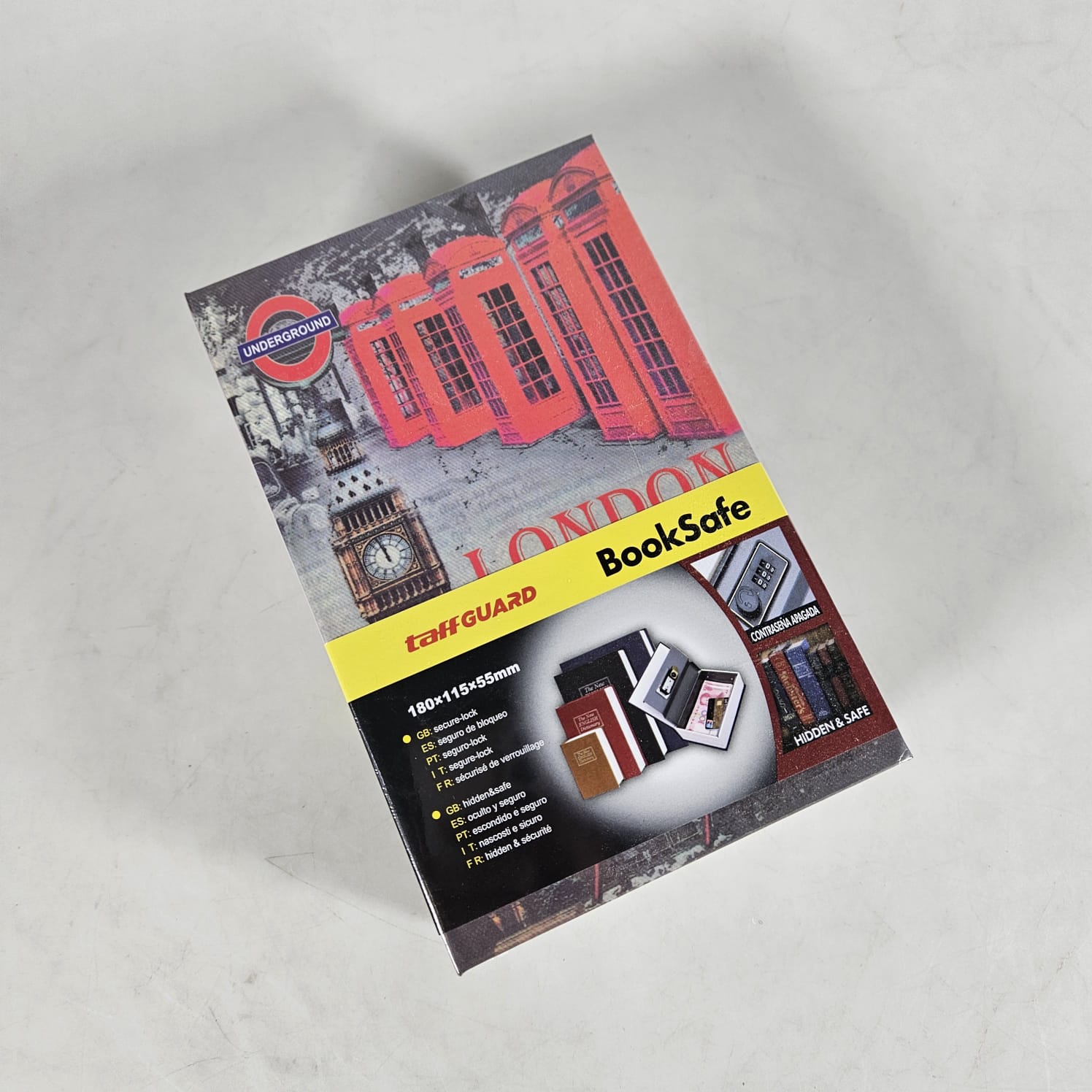 TaffGUARD Brankas Buku Novel Password Hidden Safe Box Size S - KB-20P Gambar produk TaffGUARD Brankas Buku Novel Password Hidden Safe Box Size S - KB-20P - Kemasan