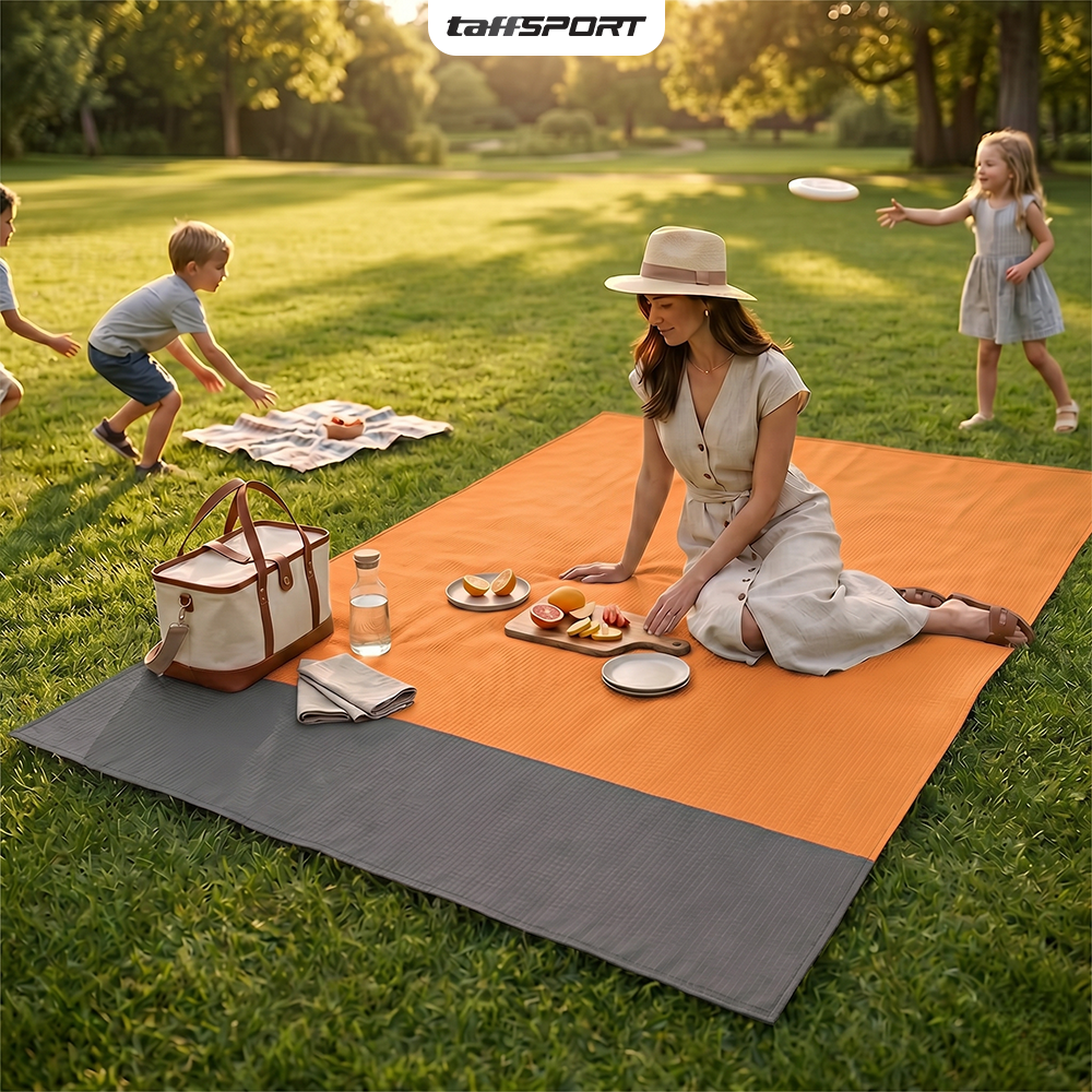 TaffSPORT Tikar Lipat Matras Camping Piknik Waterproof Mat 140x200cm - FS-008 Gambar produk TaffSPORT Tikar Lipat Matras Camping Piknik Waterproof Mat 140x200cm - FS-008 - 7