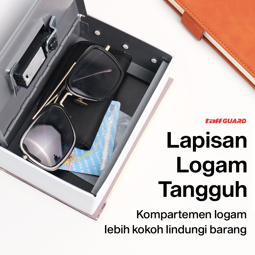 TaffGUARD Brankas Buku Novel Password Hidden Safe Box Size S - KB-20P Gambar produk TaffGUARD Brankas Buku Novel Password Hidden Safe Box Size S - KB-20P - 3