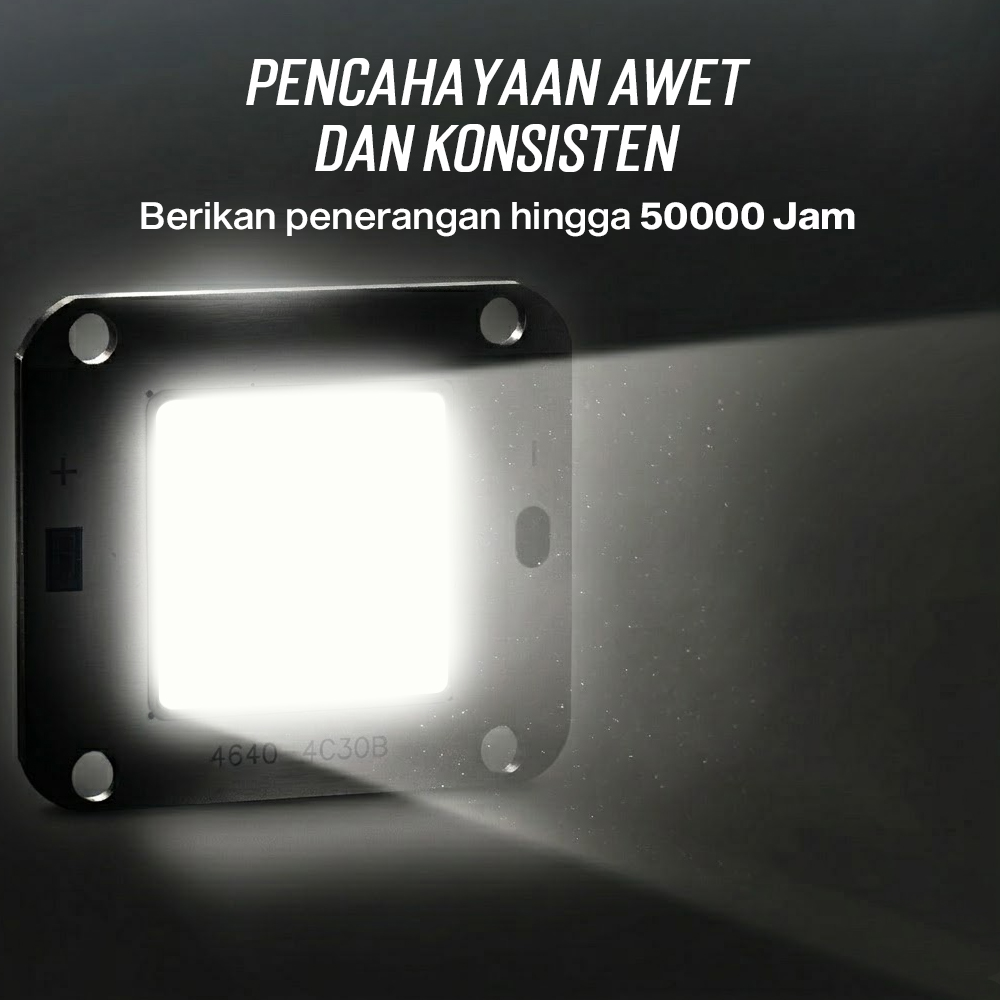 Ovicart Chip LED Lampu COB Floodlight Spotlight 12V 50W Cool White 6000K - COB4640-DC12-50 Gambar produk Ovicart Chip LED Lampu COB Floodlight Spotlight 12V 50W Cool White 6000K - COB4640-DC12-50 - 3