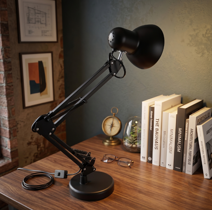 GOTP Lampu Meja LED Reading Light E27 Bohlam Cool White 6000K - MT-101 Gambar produk GOTP Lampu Meja LED Reading Light E27 Bohlam Cool White 6000K - MT-101 - 1