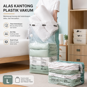 TAILI Kantong Plastik Vakum Pakaian Vacuum Bag Multifungsi 3D - FL-10