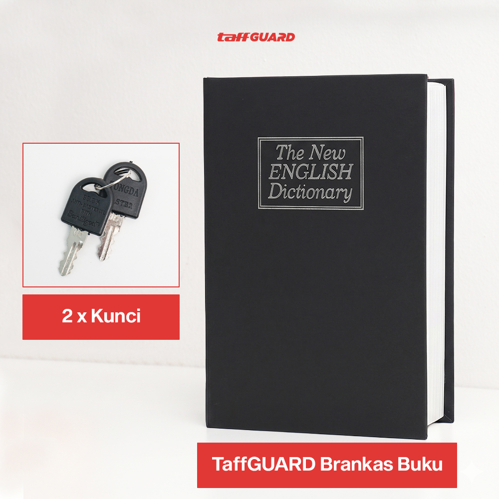 TaffGUARD Brankas Buku Kamus Kunci Manual Anti Maling Hidden Safe Box Sedang - KB-10L Gambar produk TaffGUARD Brankas Buku Kamus Kunci Manual Anti Maling Hidden Safe Box Sedang - KB-10L - 8