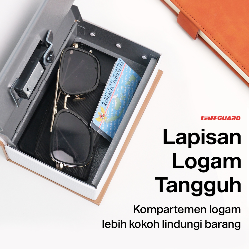 TaffGUARD Brankas Buku Novel Password Hidden Safe Box Size S - KB-20P Gambar produk TaffGUARD Brankas Buku Novel Password Hidden Safe Box Size S - KB-20P - 3
