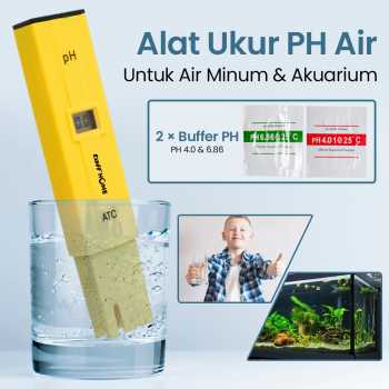 Gambar produk TaffHOME Alat Ukur Uji PH Meter Tester Pen Air Minum Akuarium - PH-009