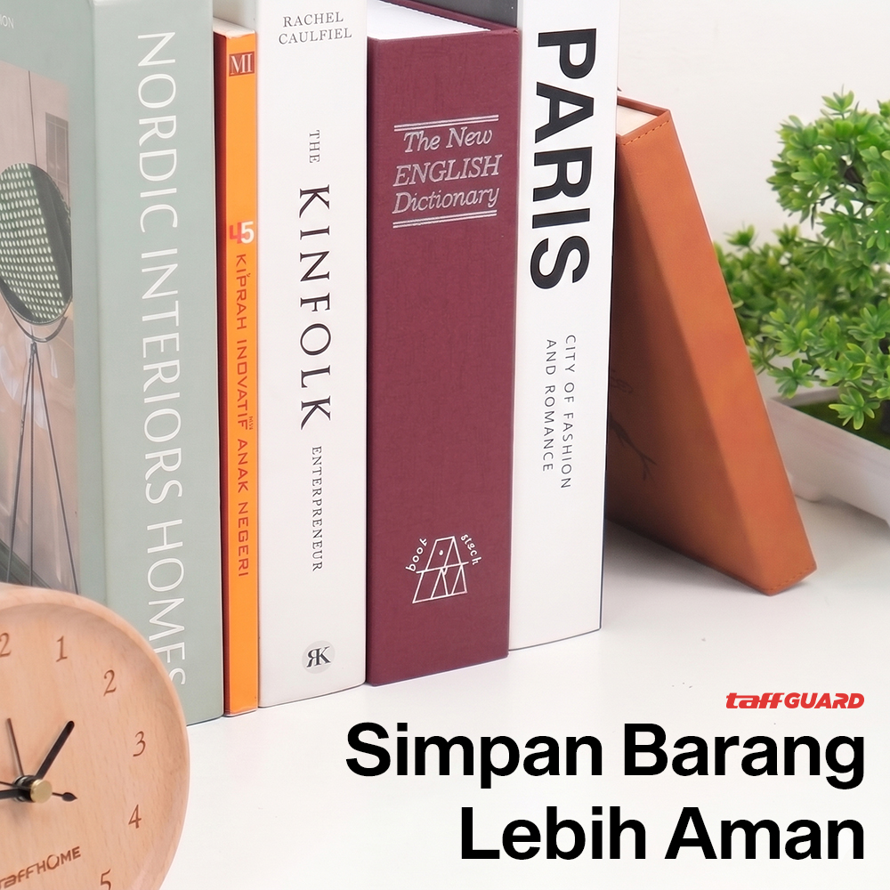 TaffGUARD Brankas Buku Kamus Kunci Manual Anti Maling Hidden Safe Box Sedang - KB-10L Gambar produk TaffGUARD Brankas Buku Kamus Kunci Manual Anti Maling Hidden Safe Box Sedang - KB-10L - 1
