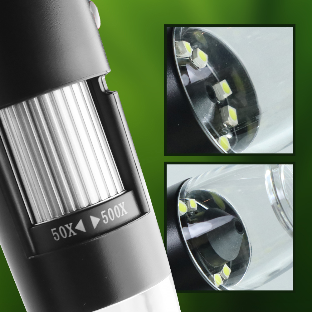 WSDCAM Digital Microscope Endoscope Camera Magnifier 500 Kali with LED - WS500 Gambar produk WSDCAM Digital Microscope Endoscope Camera Magnifier 500 Kali with LED - WS500 - 2