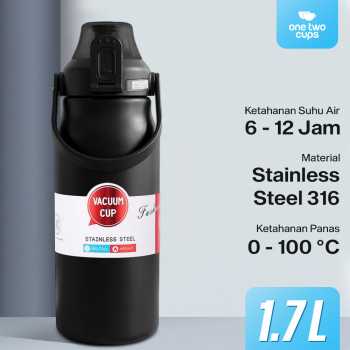 One Two Cups Botol Minum Tumbler Air Panas Dingin Double Spout 1.7L - ZY269