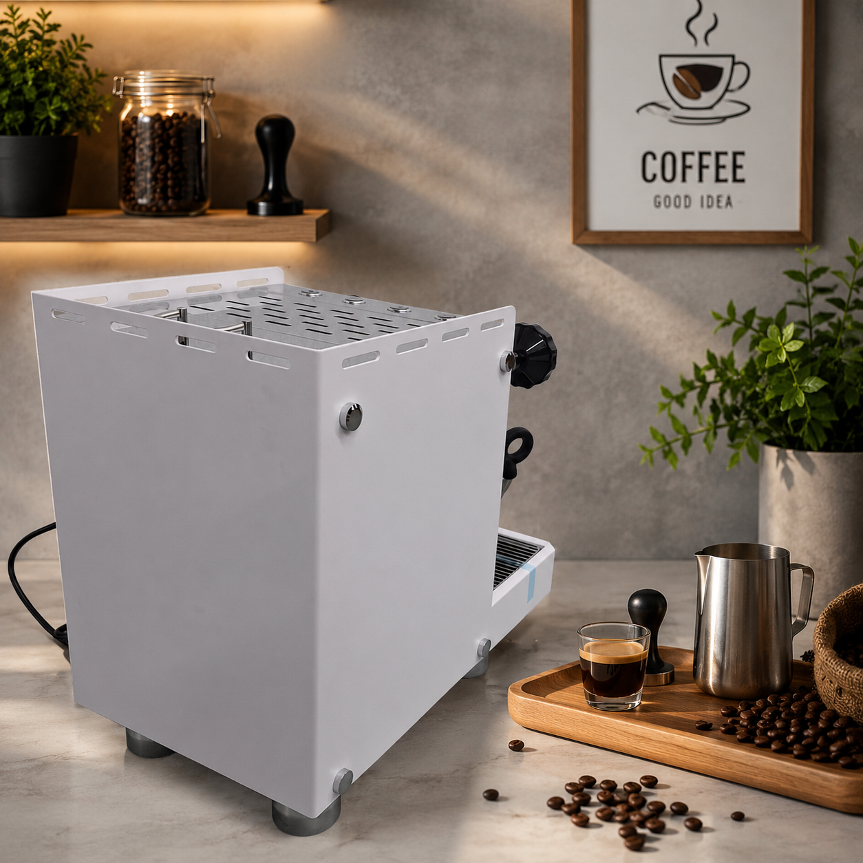 Trieste Mesin Kopi Espresso Coffee Maker Semi Automatic 15 Bar 1780W - M180 Gambar produk Trieste Mesin Kopi Espresso Coffee Maker Semi Automatic 15 Bar 1780W - M180 - 3