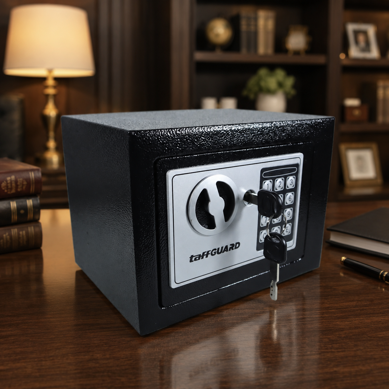 TaffGUARD Kotak Brankas Hotel Mini Password Safe Deposit Box 4.6L - EB30 Gambar produk TaffGUARD Kotak Brankas Hotel Mini Password Safe Deposit Box 4.6L - EB30 - 5