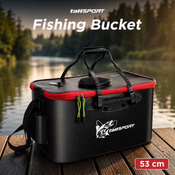 TaffSPORT Tas Pancing Ember Lipat Portable Fishing Bucket 53cm - JY0210
