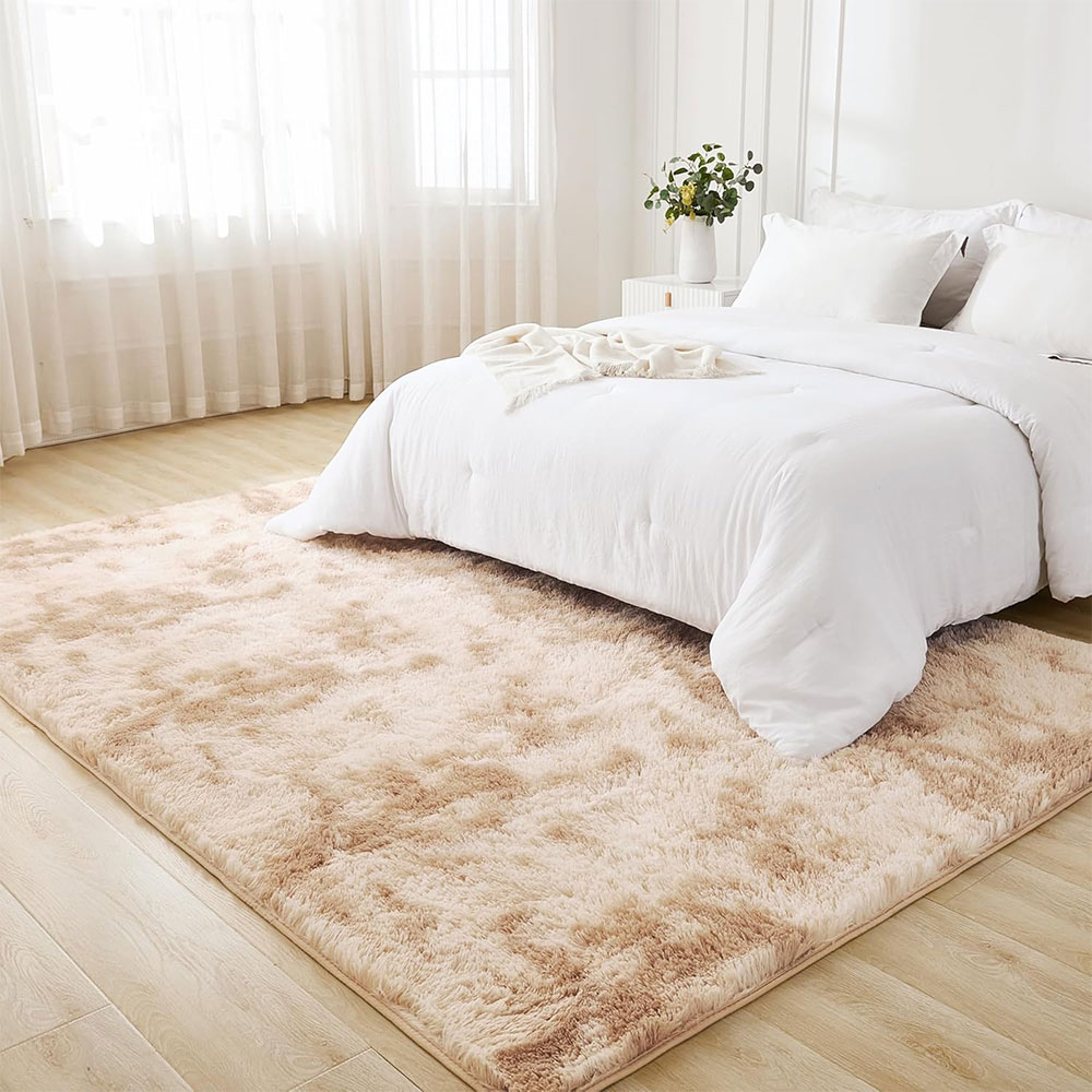 TaffHOME Karpet Matras Bulu PVC Non-Slip Living Room Soft Tie Die 140x200cm - DE2020 Gambar produk TaffHOME Karpet Matras Bulu PVC Non-Slip Living Room Soft Tie Die 140x200cm - DE2020 - 1