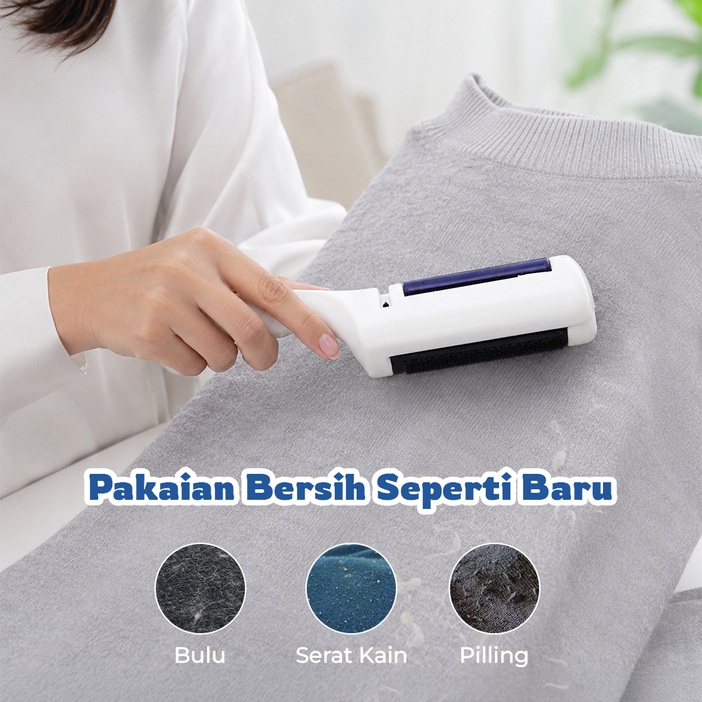 JOOMY Penghilang Bulu Serat Kain Lint Remover Portable - CR-A17 Gambar produk JOOMY Penghilang Bulu Serat Kain Lint Remover Portable - CR-A17 - 1