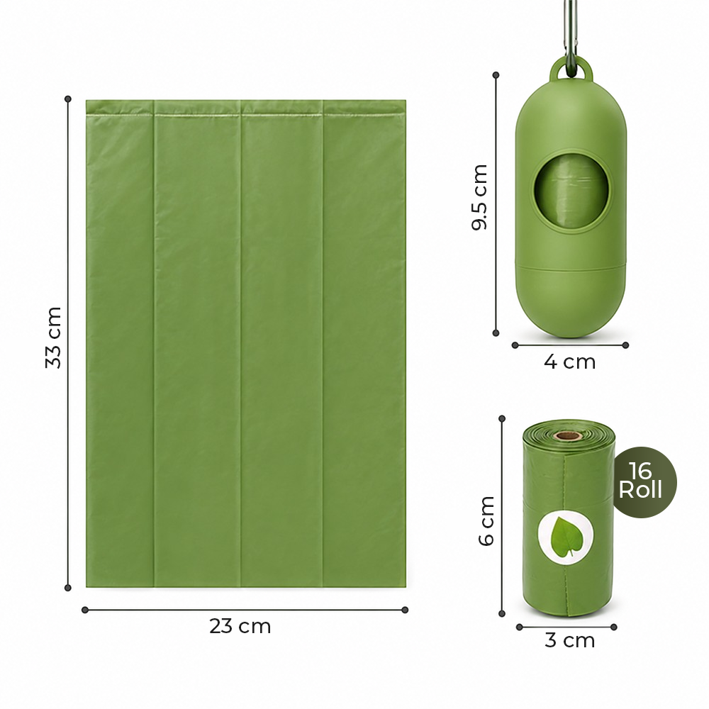 Sudui Plastik Kotoran Binatang Anjing Poop Bags 16 Roll with Dispenser - SU115 Gambar produk Sudui Plastik Kotoran Binatang Anjing Poop Bags 16 Roll with Dispenser - SU115 - 8