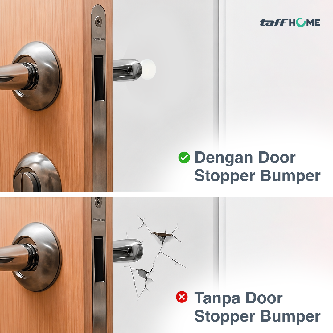 TaffHOME Sticker Silikon Bumper Benturan Pintu Door Stopper 50 PCS Hemispherical - FZL11 Gambar produk TaffHOME Sticker Silikon Bumper Benturan Pintu Door Stopper 50 PCS Hemispherical - FZL11 - 2