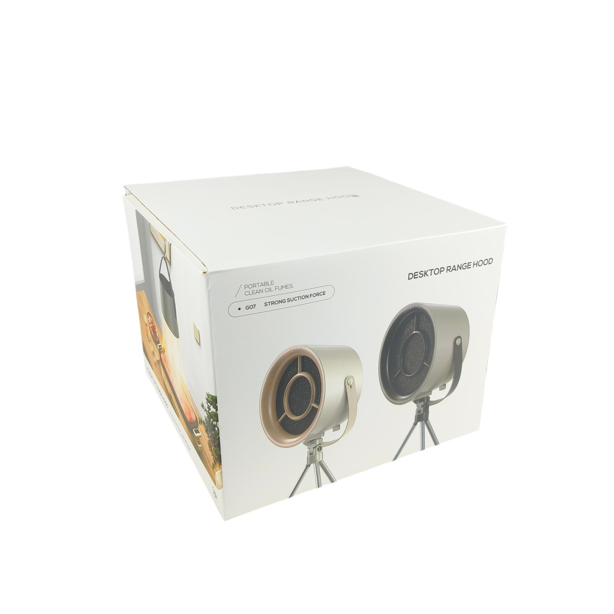Gambar produk CEAROMA Kipas Penghisap Asap Kompor Portable Range Hood Filter 3 Level - G07 - Kemasan