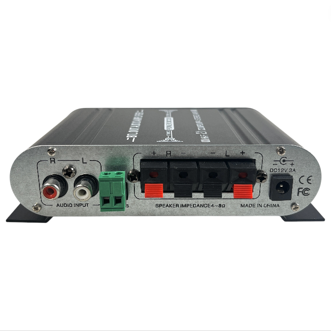 LVPIN Mini HiFi Stereo Amplifier Treble Bass Booster 12V - ST-838 Gambar produk LVPIN Mini HiFi Stereo Amplifier Treble Bass Booster 12V - ST-838 - 2