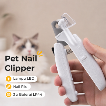 PETKIT Gunting Kuku Hewan Pet Dog Cat Nail Clipper LED