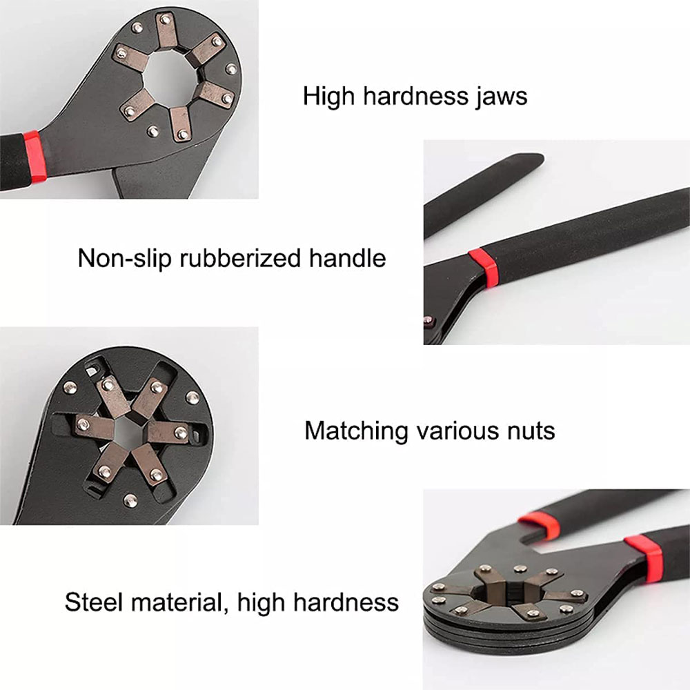 JH Kunci Ring Sok Universal Multifungsi Hexagonal Magic Wrench 8 Inch - GJ015 Gambar produk JH Kunci Ring Sok Universal Multifungsi Hexagonal Magic Wrench 8 Inch - GJ015 - 1