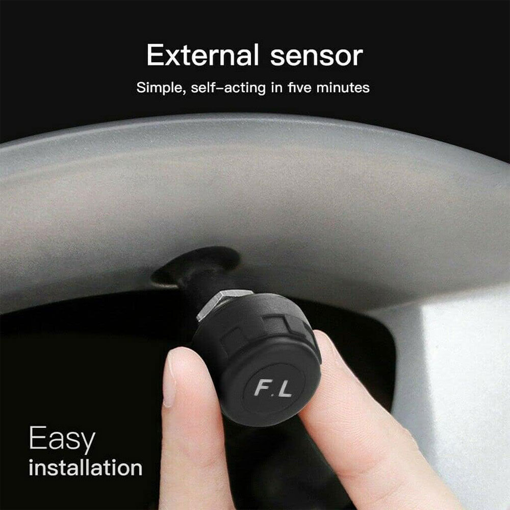 ACCES TPMS Alarm Pengukur Tekanan Ban Mobil Tire Pressure LCD Monitor - T10 Gambar produk ACCES TPMS Alarm Pengukur Tekanan Ban Mobil Tire Pressure LCD Monitor - T10 - 6