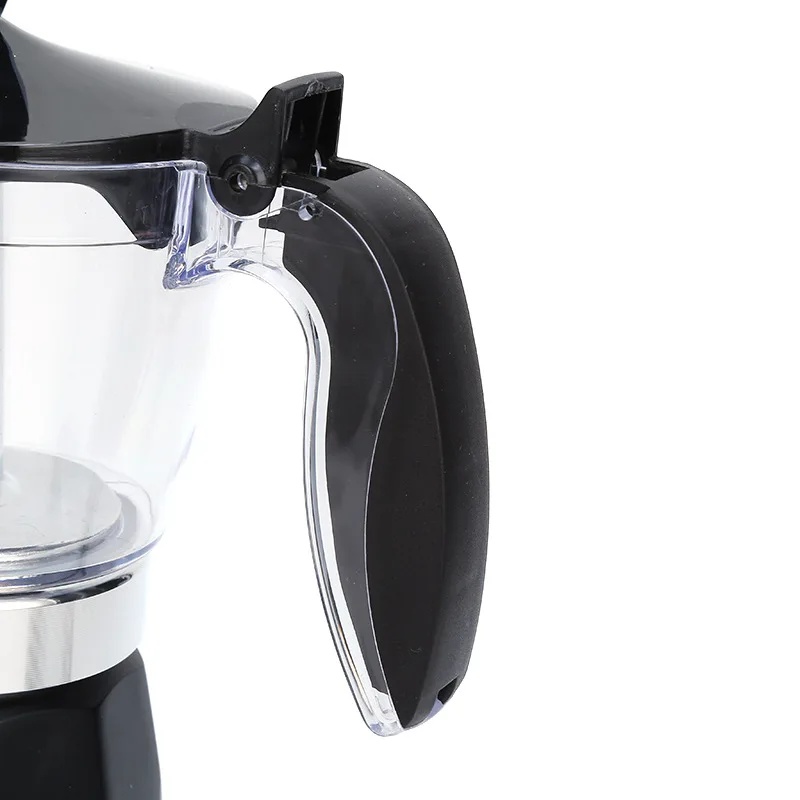 One Two Cups Moka Pot Teko Elektrik Espresso Coffee 3 Cup 300ml - S06 Gambar produk One Two Cups Moka Pot Teko Elektrik Espresso Coffee 3 Cup 300ml - S06 - 5