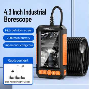 Taffware Kamera Endoskop Industrial Borescope 4.3 Inch 2MP 2000mAh 5M - C43