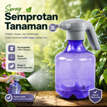 TOVIA Semprotan Tanaman Spray Recharge 3L and Universal Sprinkler - TV3000