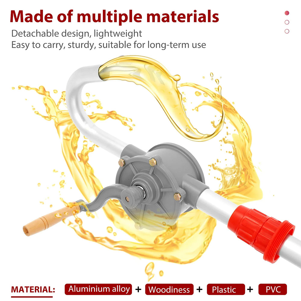 Kurbel Pompa Oli Minyak Engkol Drum Alumunium Rotary Oil Hand Manual - AM15 Gambar produk Kurbel Pompa Oli Minyak Engkol Drum Alumunium Rotary Oil Hand Manual - AM15 - 3