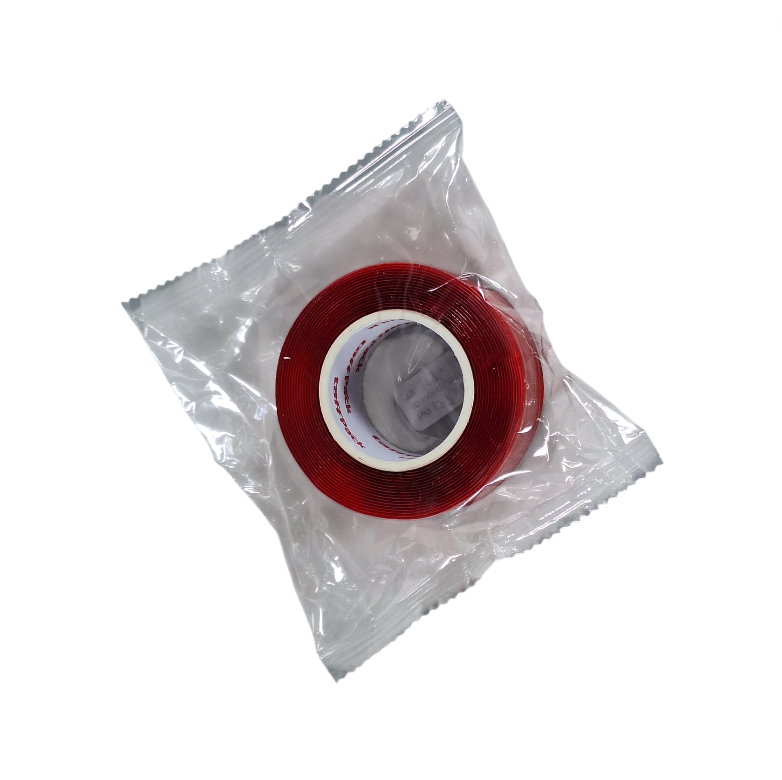 TaffPACK Perekat Double Tape Acrylic Adhesive Transparent Sticker 30mmx3M - J4702 Gambar produk TaffPACK Perekat Double Tape Acrylic Adhesive Transparent Sticker 30mmx3M - J4702 - Kemasan